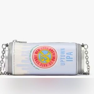 KATE SPADE SNACK TIME METALLIC POCHETTE